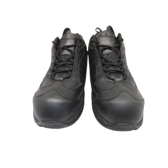 Cintas Men's Low-Cut Steel Toe Work Shoes 83726-35 Black Leather Size 14W - Picture 2 of 8